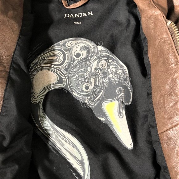 Danier Leather Jacket with Hood - Picture 4 of 8